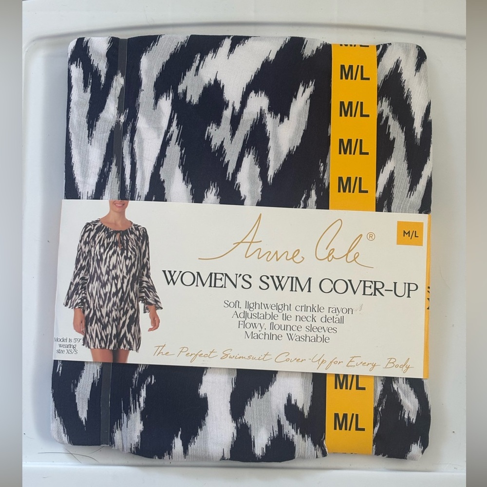 Anne Cole Women's Swim Cover-Up - Size M/L NWT
